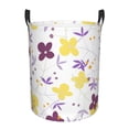 thumbnail image 1 of ZNDUO Round Laundry Basket, Waterproof Collapsible Laundry Baskets with Handles, Medium Size - Fashion Floral Graffiti Art Pattern, 1 of 8