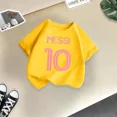 thumbnail image 5 of Nueva camiseta de manga corta de verano de la marca Messi para niños, camisetas casuales Sunshine para niños y niñas, camiseta básica de fútbol, ropa linda para niños, 5 of 5