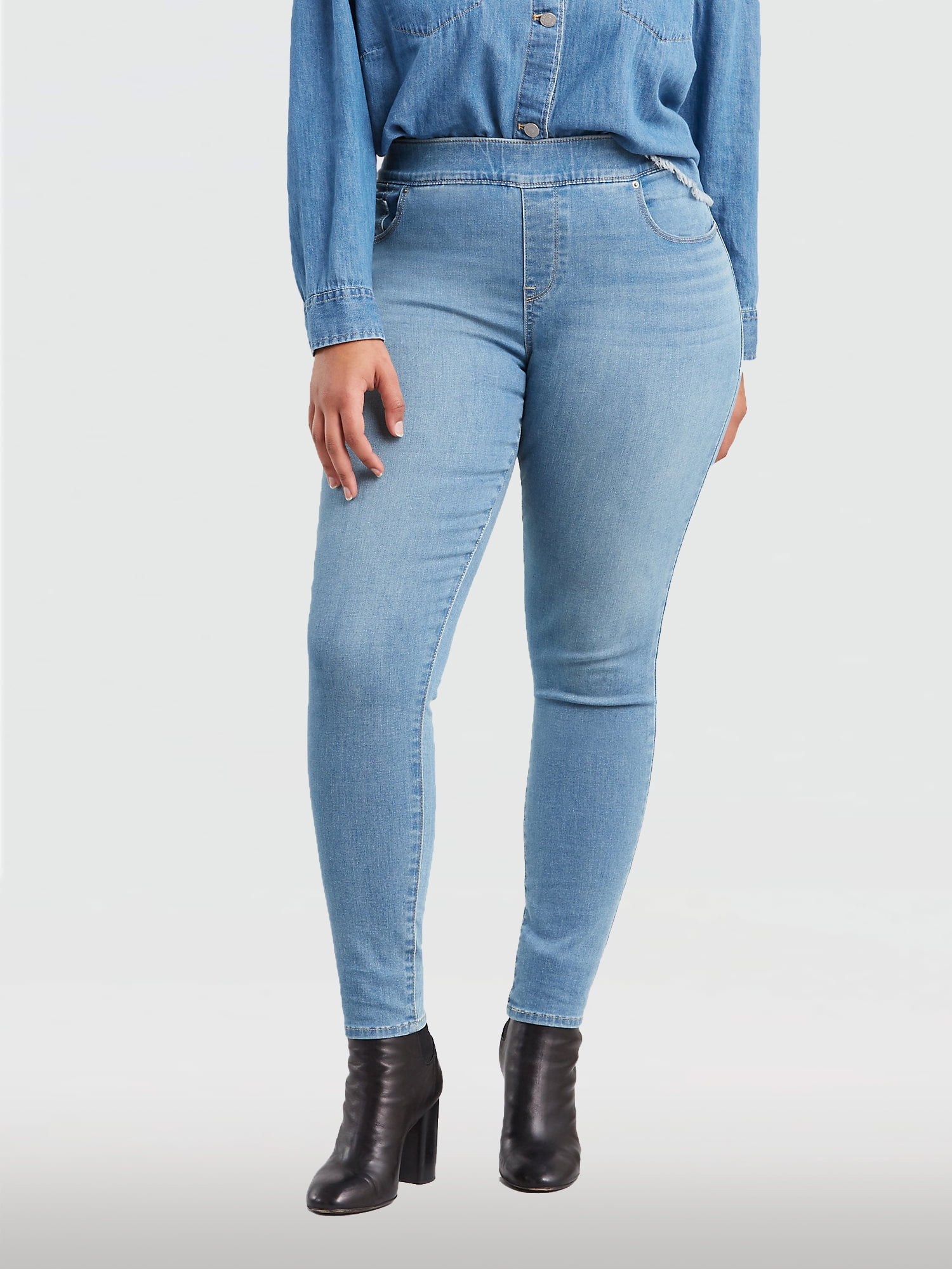 Plus Size Pull on Legging Jean 