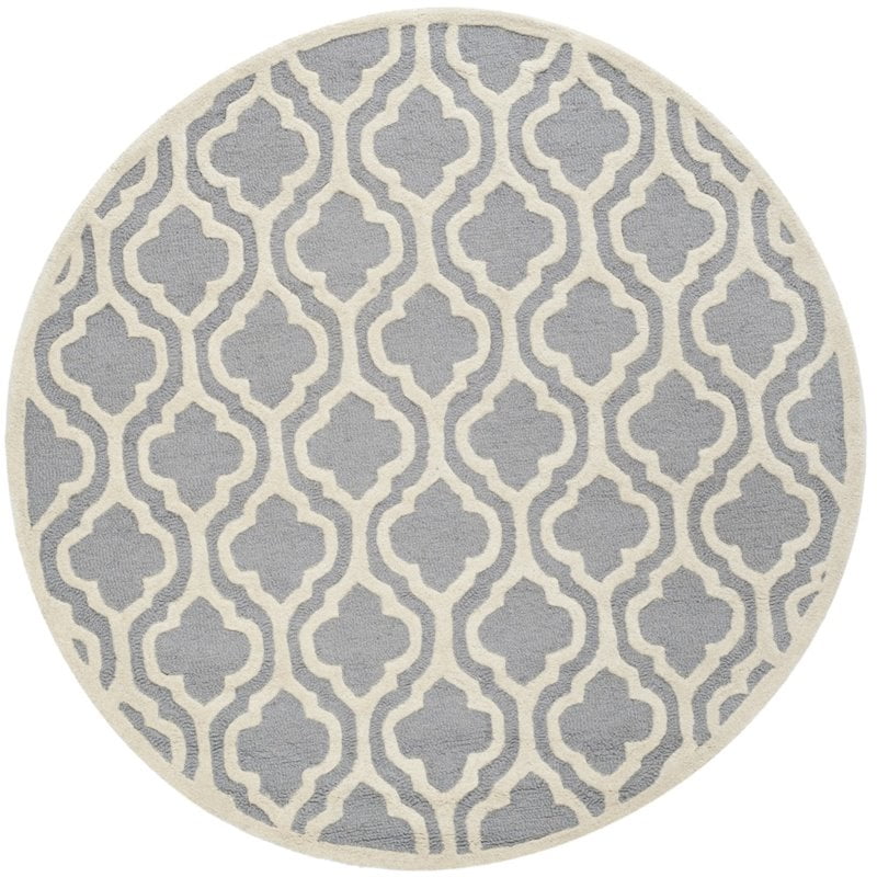 Safavieh Cambridge 6 Round Hand Tufted Wool Rug