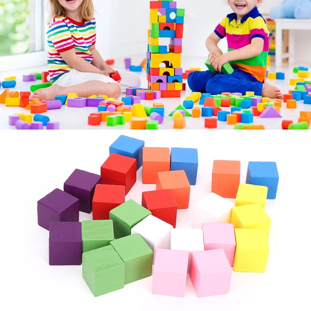 Juego De Bloques Coloridos Juguete De Iluminación De Madera De Pino Para Niños Promueve La Coordinación Ojo-mano, Estimula El Desarrollo Sensorial, Disponible En 3 Estilos