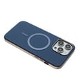 thumbnail image 3 of Allytechgroup iPhone 13 Pro Case with Magnetic Ring, Compatible with Magsafe Slim Back Cover Flannel Inner Lining Shockproof Protective Phone Case for Apple iPhone 13 Pro, Darkblue, 3 of 6