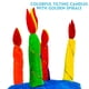 thumbnail image 4 of Sombrero de feliz cumpleaños, sombrero de pastel de feliz cumpleaños de felpa con sombreros de fiesta de velas multicolores, cumpleaños de adultos ideal para cumpleaños oso de fresa Hogar, 4 of 5