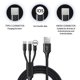 thumbnail image 5 of 3 en 1 cable USB para el tipo micro cable de carga rápido de Android del iPhone cable del cargador del teléfono móvil de C, 5 of 5