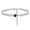 01.Stainless Steel, variant on Heart Shaped Birthstone Ankle Bracelets for Women Silver Waterproof Anklets Stainless Steel Jewelry Gift, May