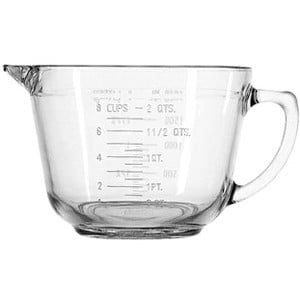 Anchor Hocking Glass 2 Quart Batter Bowl