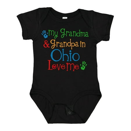 

Inktastic Ohio Grandma Loves Me Gift Baby Boy or Baby Girl Bodysuit