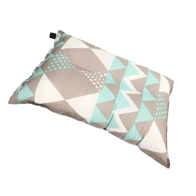 Camping Pillow, Automatic Inflatable Pillow Ethnic Style Pattern High Elasticity Compression Foam Camping Pillow Adjustable Blow Up Camping Pillow For Outdoor