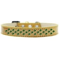 thumbnail image 3 of Dog, Puppy  Pet Ice Cream Collar, "Emerald Green Crystal Rimsets Sprinkles", 3 of 10