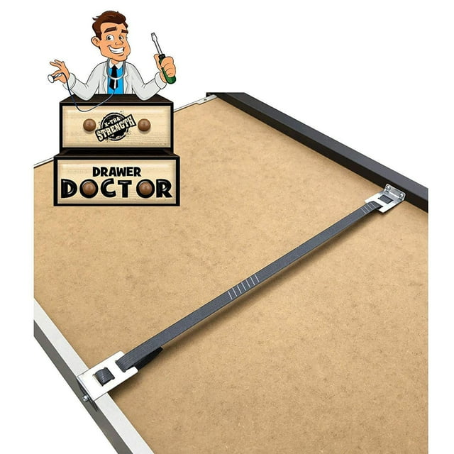 DIY Doctor Drawer Repair Kit - Drawer Replacement Parts - Drawer Fixer - No Need for Kitchen Drawer Replacement - Replacement Kitchen Drawer - Fix Buckled Drawers - Pack of 3