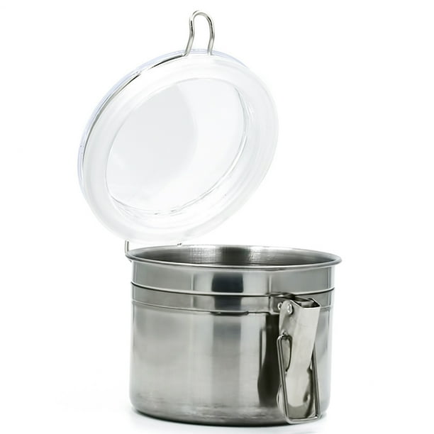 Stainless Steel Sealed Cans Storage Box Tea Tobacco Coffee Beans