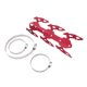thumbnail image 5 of Silenciadores de de Motocicleta de 24 CM, Cubierta a Térmica de Aluminio, de Pierna de Tubo para Dirt Bike rojo Sharpla Protector de calor del tubo de escape, 5 of 7