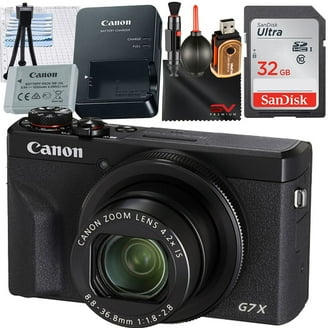 Canon PowerShot G7 X Mark III Digital Camera - Black, Flip
