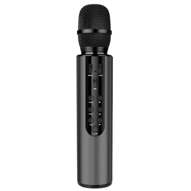 Inteprter Micrófono de inalámbrico Bluetooth, micrófono portátil para teléfono móvil, micrófono Bluetooth, micrófono de Karaoke, altavoz Electrónica No. 4