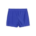 thumbnail image 4 of TiaoBug Kids Girls Gymnastics Dance Shorts Booty Shorts Yoga Athletic Short Bottoms Royal Blue 12, 4 of 5