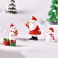thumbnail image 5 of 1PC Bonsai Home Decor Fairy Garden Micro Landscape Xmas Ornament Snowman Figurine Mini Santa Claus Christmas Decorations BELL(16X1.2CM), 5 of 8
