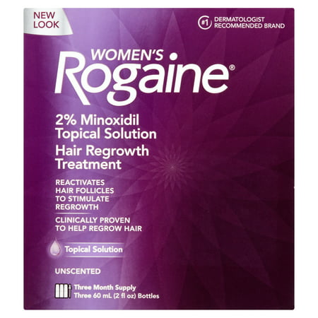 Women's Rogaine Traitement des cheveux Repousse, trois mois d'approvisionnement