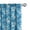 Azure Blue Coral, variant on Ambesonne Abstract Window Curtains, Paisley Inspired Vintage, Each 28" W x 63" L, Violet and Pale Orange