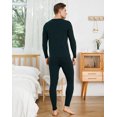 thumbnail image 3 of INNERSY Thermal Underwear for Men Long Johns Sets Shirts & Pants Mens Thermals (XS, Dark Turquoise), 3 of 6