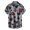 Navy, variant on Men's Valentine's Day Polo Shirt Novelty Love Heart Print Short Sleeve Golf Shirts Short Sleeve Button Up T Shirt