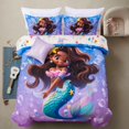 thumbnail image 1 of Set de edredón A Nice Night Mermaid tamaño queen para niñas, 1 of 9