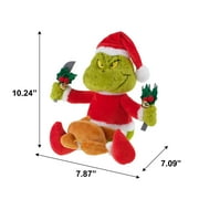 Grinch Animated Plush with Roast Beast and Knife and Fork by Ruz