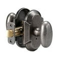 thumbnail image 2 of Delaney Designer 682400C Rosa Series Privacy Door Knob Set With Curved Backplate, 2 of 3