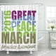 thumbnail image 1 of Cortina de Ducha ABPHQTO Aguacate Antes y Ahora Plegable 1986 Reunion Gpm Peace 150x180 cm, 1 of 1