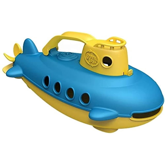 Green Toys Submarine en amarillo y azul - Libre de BPA, Libr Green Toys Green Toys