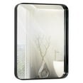 thumbnail image 1 of Hamilton Hills 16x24 inch Metal Gold Frame Mirror for Bathroom | Brushed Rectangular Rounded Corner Vanity | 2" Deep Set Design Small Wall Mirrors Decorative | Hangs Horizontal and Vertical, 1 of 2