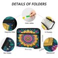 thumbnail image 3 of Accordion File Organizer with Zip Closure 13 Pockets Expanding File Folder Letter A4 Paper Document Organizer for Home Office Colorful Pattern Background Design, 3 of 7