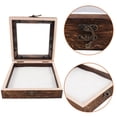thumbnail image 3 of Shisuyan Butterfly Display Case Shadow Box with EVA Padding Coins Tickets Photos Keepsakes Box Rustic Wood Insect Display Box for Butterfly Preservation Accessories, 3 of 9