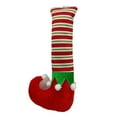 thumbnail image 3 of Patas de Decoraciones para árboles de Navidad Adornos para árboles Centro de mesa Adorable Novedad Adorno de decoración navideña para fiestas rayas blancas rojas, 3 of 8