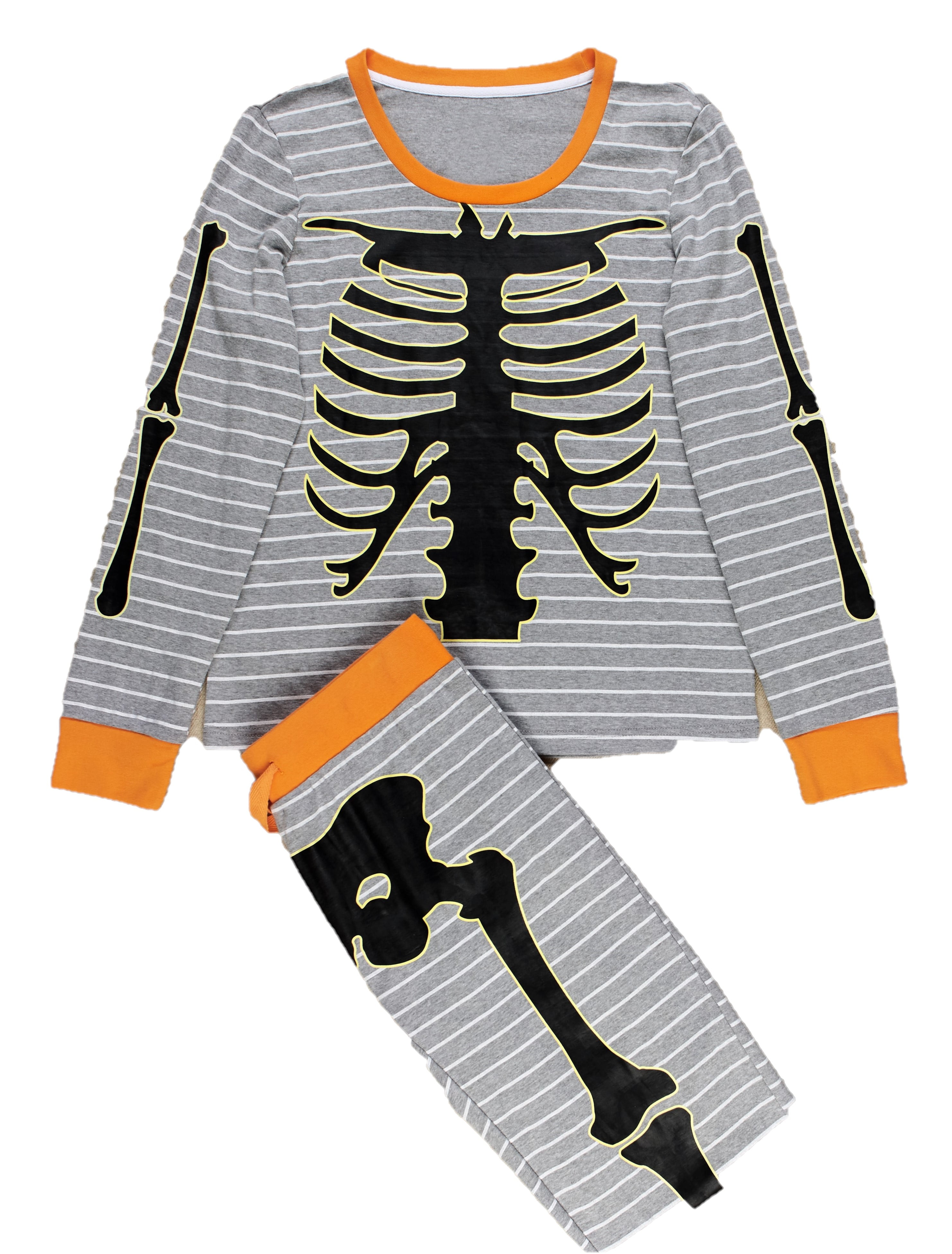 Mens glow in the dark skeleton pajamas Clearance
