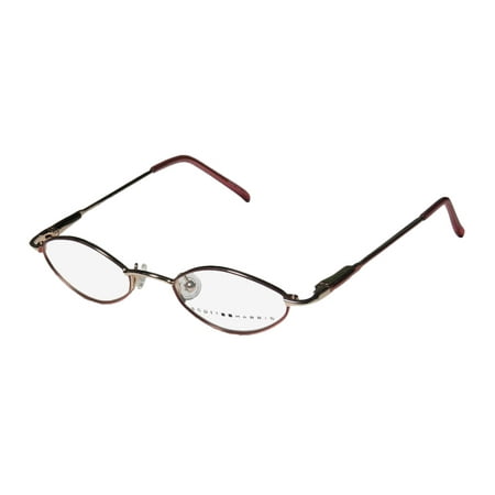 New Scott Harris 758 Childrens/Kids/Girls Designer Full-Rim Rose / Gold Affordable Children Girls Frame Demo Lenses 42-18-120 Spring Hinges Eyeglasses/Eye Glasses