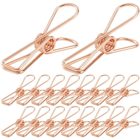 

HOMEMAXS 30Pcs Metal Clamps Heavy Duty Tent Clips String Light Clips Versatile Food Clips