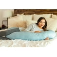 Snoogle Chic Total Body Pillow Brown/Lilac Rings