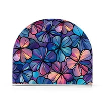 Simple Floral Flowers Napkin Holder for Table Clear Napkin Stand Paper Holder Acrylic Organizer Dispenser Napkins for Dinner Kitchen Restaurant Room