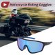 thumbnail image 2 of 1 Set de Gafas de Motociclismo Antirreflejo Tri-Acetato de Celulosa Gafas de Sol para Deportes al Aire Libre para Motocross, Moto de Tierra, ATV Lente Azul Marco Negro y Azul, 2 of 6