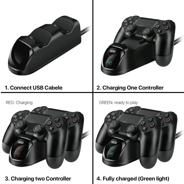 PS4 Dual Controller Fast Charger Charging Dock Station Stand Dualshock  Gamepad 634114037845