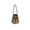 A, variant on Diceymbol Solar Projection Lantern Conical Dot Pattern Rope Handle Waterproof Warm LED for Patio Garden Outdoor Decor 7In