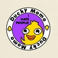 thumbnail image 3 of CafePress - Ducky Momo Hates People! T Shirt - Light T-Shirt - CP, 3 of 4