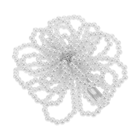 LOLIPPYY Decorative White Flower Hair Clip Secure Hold for Office Travel and Family Gatherings