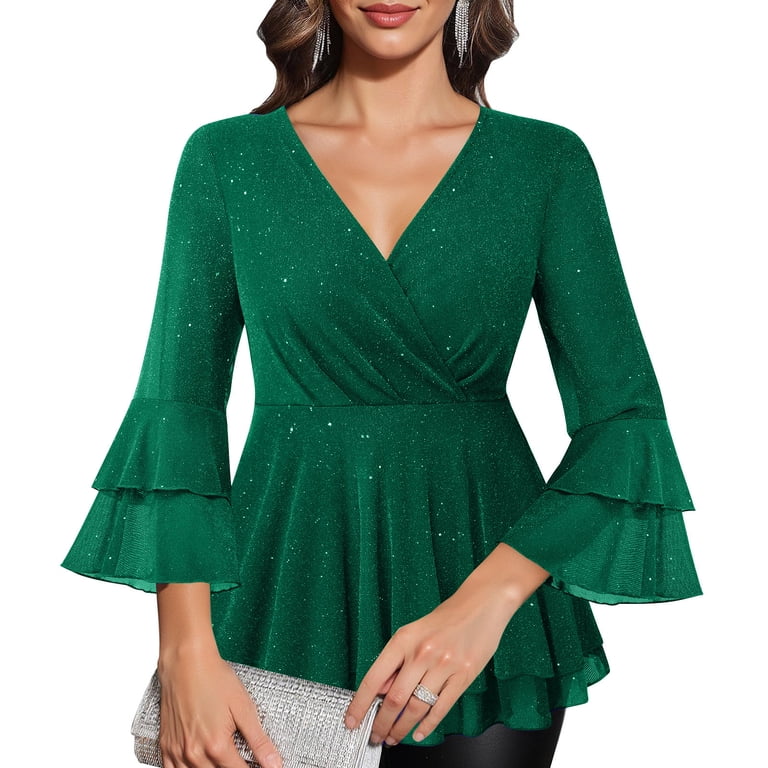 dress tops for christmas party Christmas Party Tops for Women 2024 Dressy Off The Shoulder Shirts Sparkly Loose Fit Blouses Holiday Party Outfits Long Sleeve Sequin Top Sequin Sweaters for Women Beige at Amazon Women's Clothing store