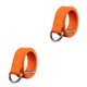 thumbnail image 4 of Sonducket Cinturón de cintura de metal de lona Reemplazo unisex Exquisito Anillo doble Ajustable Pantalones vaqueros transpirables Cinturones Naranja 2piezas, 4 of 6