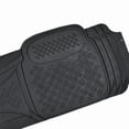thumbnail image 3 of BDK MaxDuty Rubber Floor Mat for Car, SUV,Van & Truck - Super Heavy Duty Rubber , Trim to Fit & 3 Piece (Black), 3 of 9