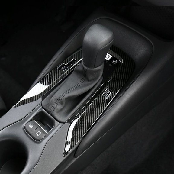 For Toyota For Corolla 2019 2024 Console Panel Cover With Carbon Fiber Finish