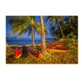 thumbnail image 2 of Maui Outriggers par Pierre Leclerc, Toile Murale 30x47 Pouces, 2 of 3
