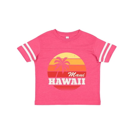 

Inktastic Maui Hawaii Retro Sunset Gift Toddler Boy or Toddler Girl T-Shirt