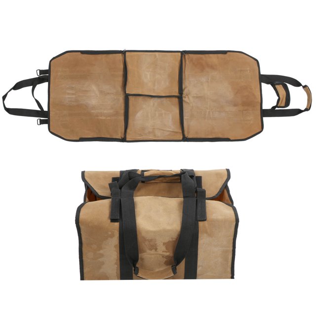 Dual Purpose Bag,Large Capacity Dual Purpose Waterproof Logging Bag Firewood Bag Crafted with Care